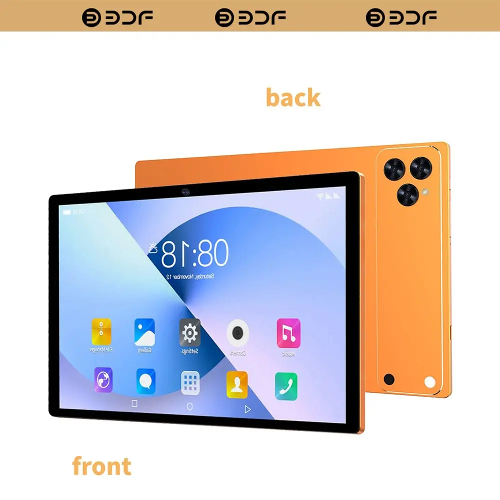 Bdf 2026 New Tablet, 10.1 Inch Android 13, 1920x1200 Octa-Core HD IPS Touchscreen, 4GB+64GB, 6000mah Battery, Office & Leisure Use