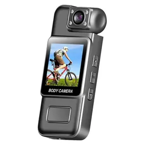 Father's Day Gift 1080P HD Mini Camera, Clip-On Portable Camera with IR Night Vision, Loop Recording, Screen Preview, 8GB Memory Card Included