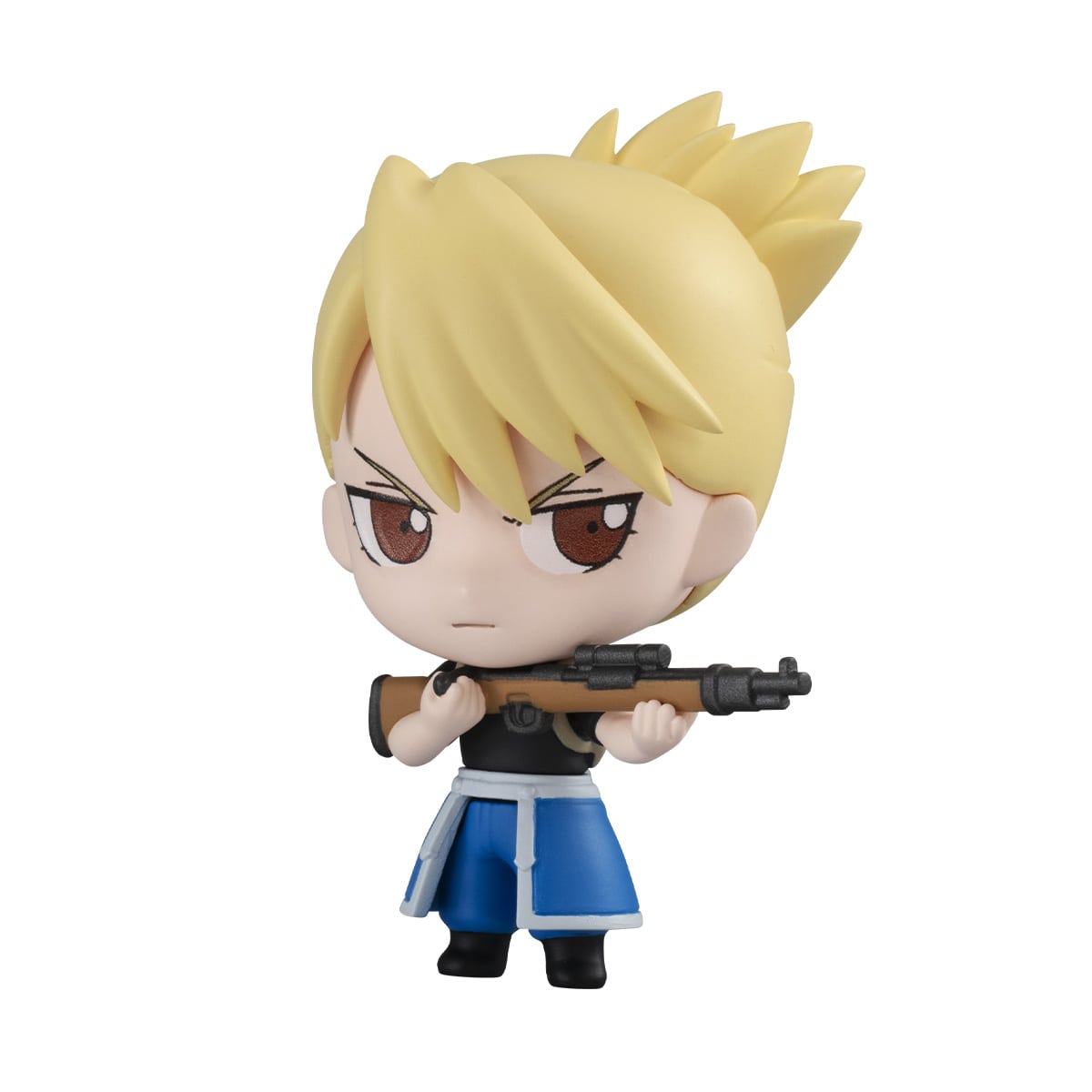 Genuine Gacha Scale Model Fullmetal Alchemist Edward Alphonse Roy Mustang Figurine Ornaments Action Figure Toys