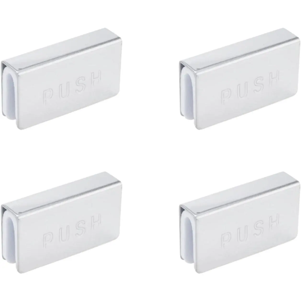 4 count Glass Door  , 1.57"×0.83"×0.39" Door Clamp |   Strike Plate, Applicable to 6mm Glass