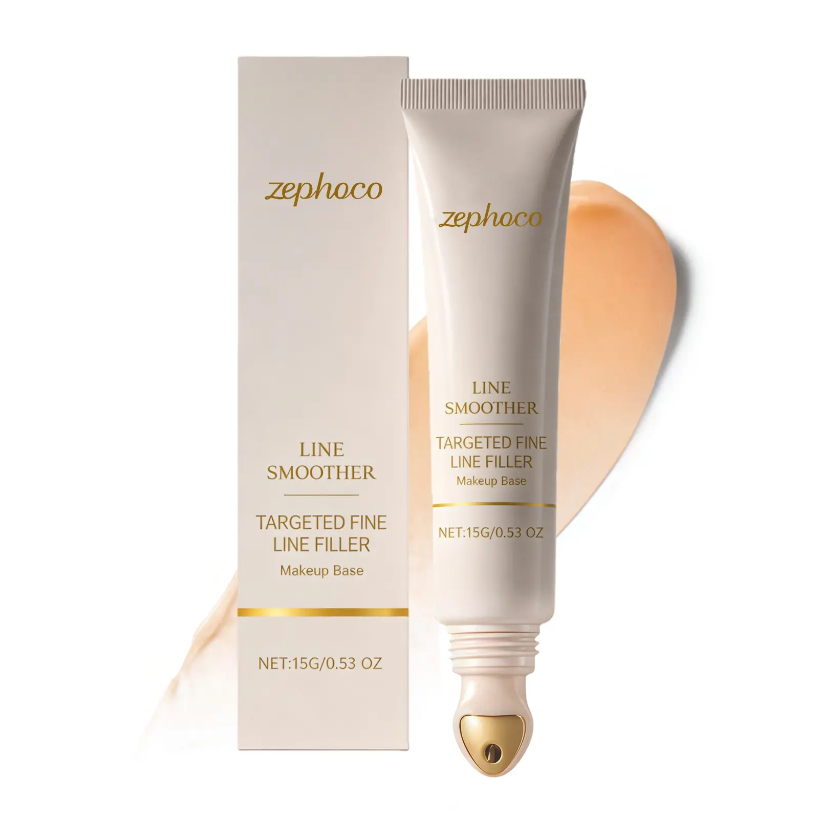 Pore Minimizing Primer Cream, Hydrates with Glycerine, Fragrance-Free with SPF for a Smooth Matte Finish - Light Sand