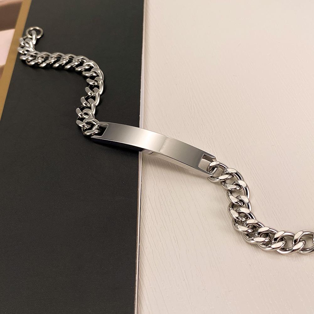 City Fashion 2pcs His and Hers Couple Bracelets Set,Adjustable,Forever & Always Love Matching Bracelet Link Jewelry Set,Valentine's Day,Couple Version