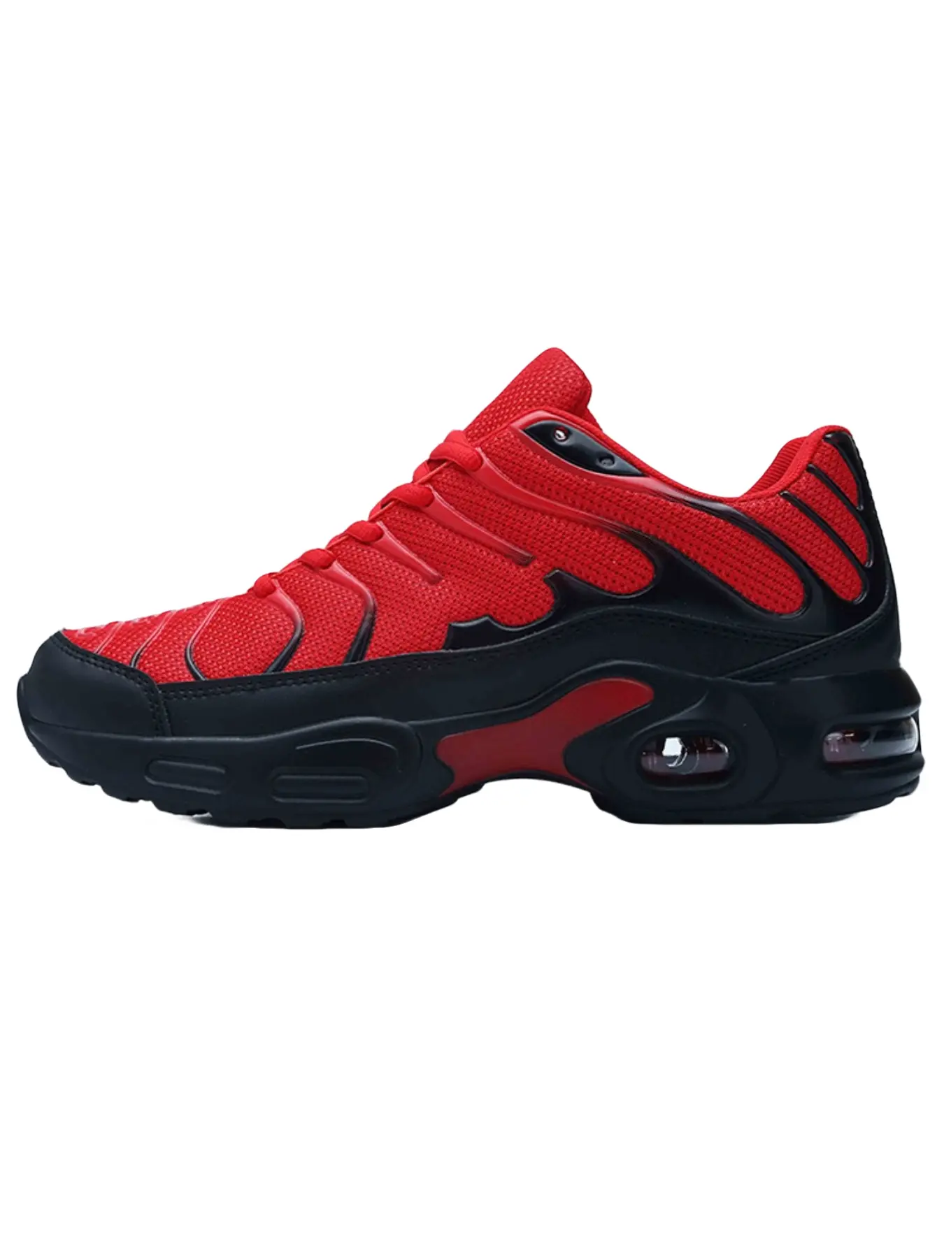 Men's Lightweight Running Shoes, Breathable Mesh Sports Casual Shoes, Air Cushion Shock Absorption, Comfortable Training Jogging Shoes, Running Athletic Shoes