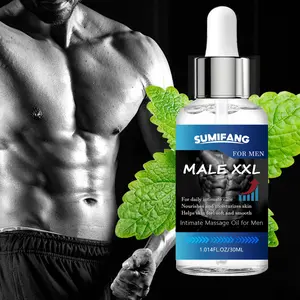 30ML Men's Private Area Massage Oil, Body Care, Rich in Seed Oil, Sweet Almond Oil, Menthol, Vitamin E, Moisturizes and Nourishes Skin