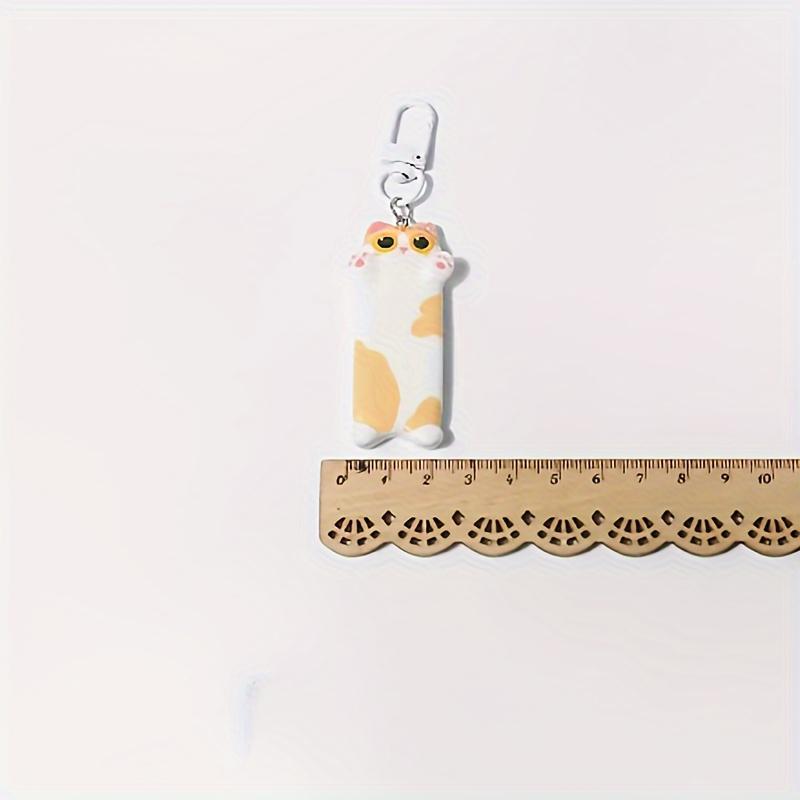 Adorable Cartoon Hug Cat Keychain Pendant Delicate Compact Jewelry Sweet Backpack Ornament with Versatile Design