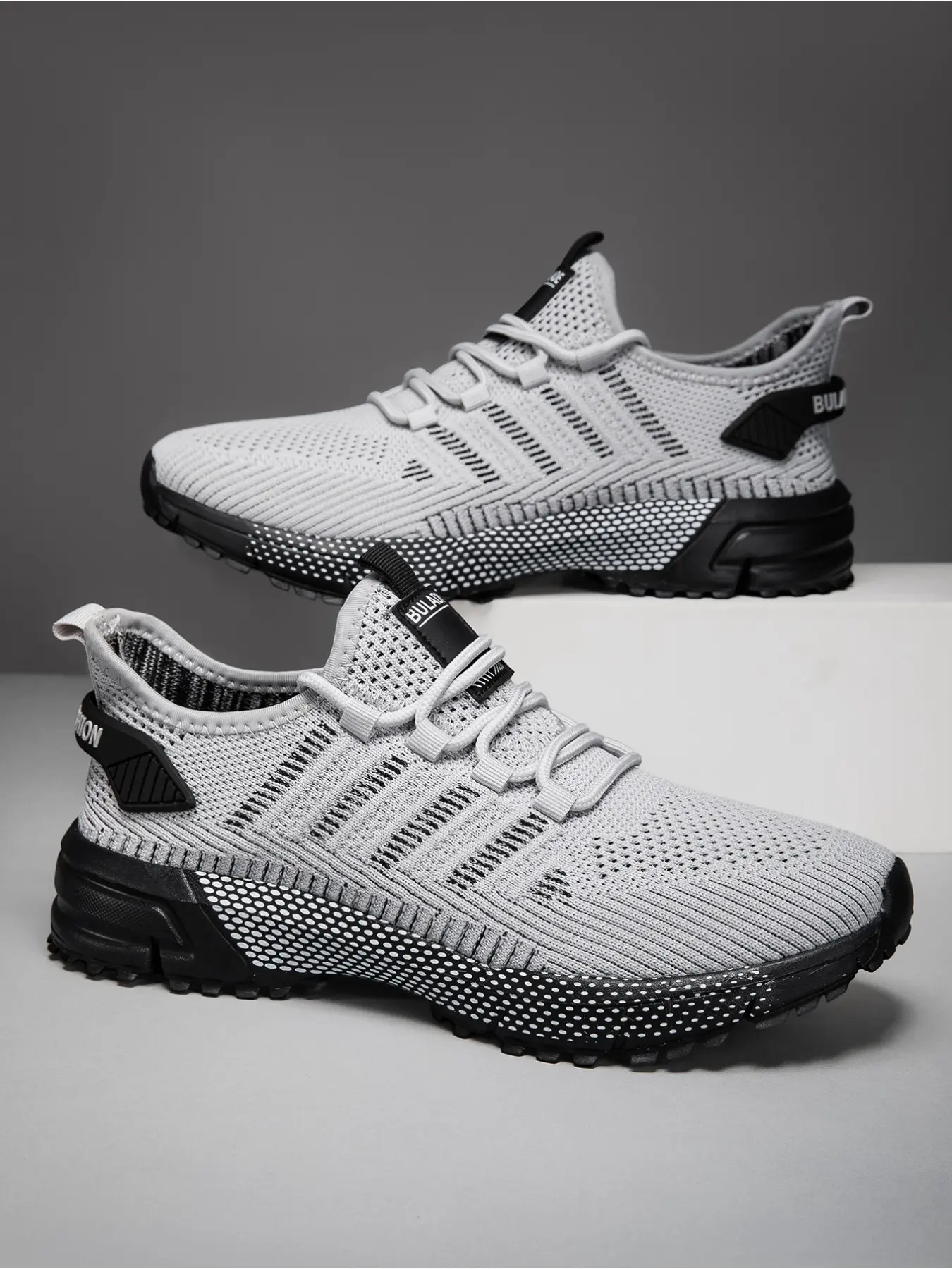 Men's Stylish Four-Season Mesh Casual Running Sneakers, Athletic Running Trainers, Breathable Lightweight Soft Non-Slip Sole Athletic Running Shoes, Versatile Men Footwear for Daily Commute, Walking and Picnics