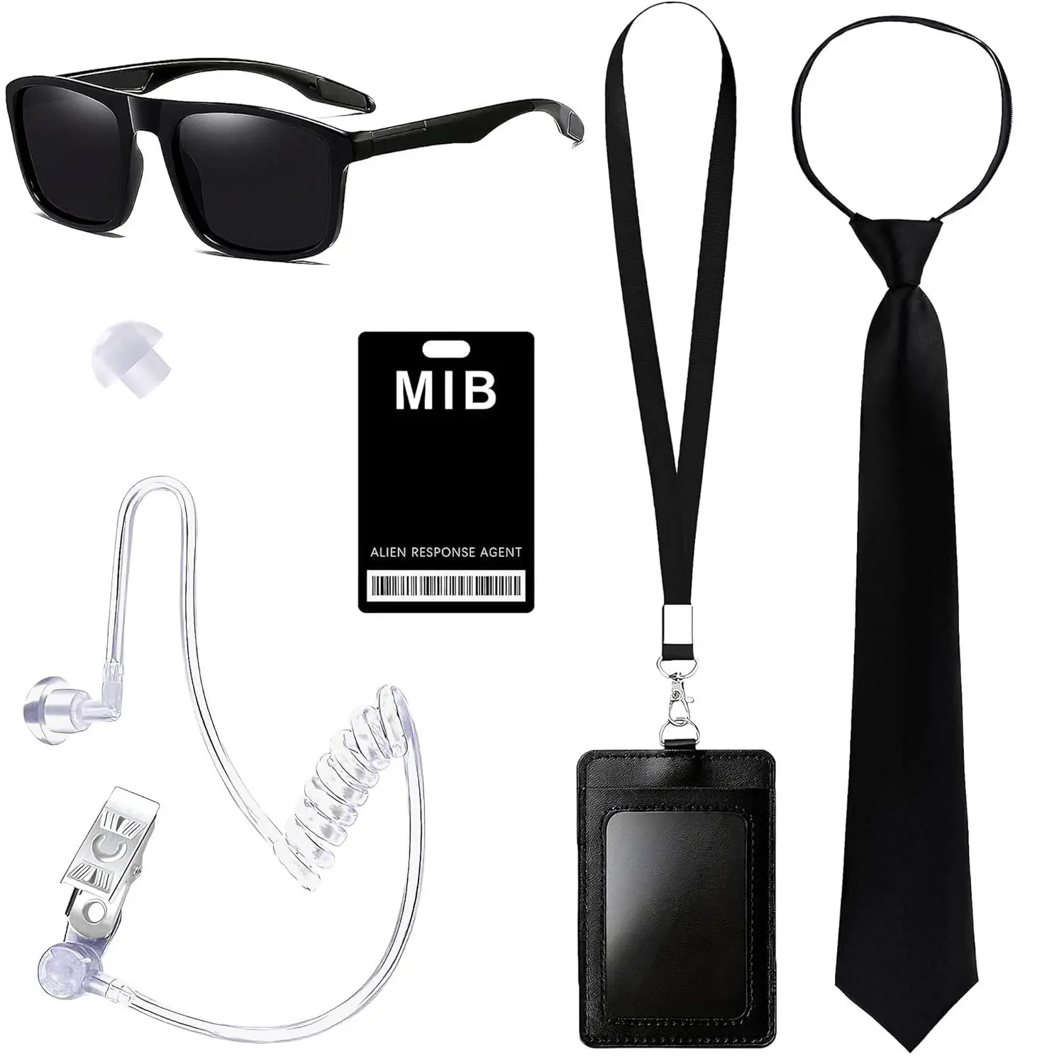 MIB Agent Costume Accessories,  Service Costume Spy Costume Set for Men Women  for Halloween