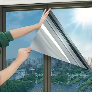 Anti-Peeping & Sunshade Window Film,Window Glass Film,Balcony & Office One-Way Perspective Sticker Film, Privacy Window Film