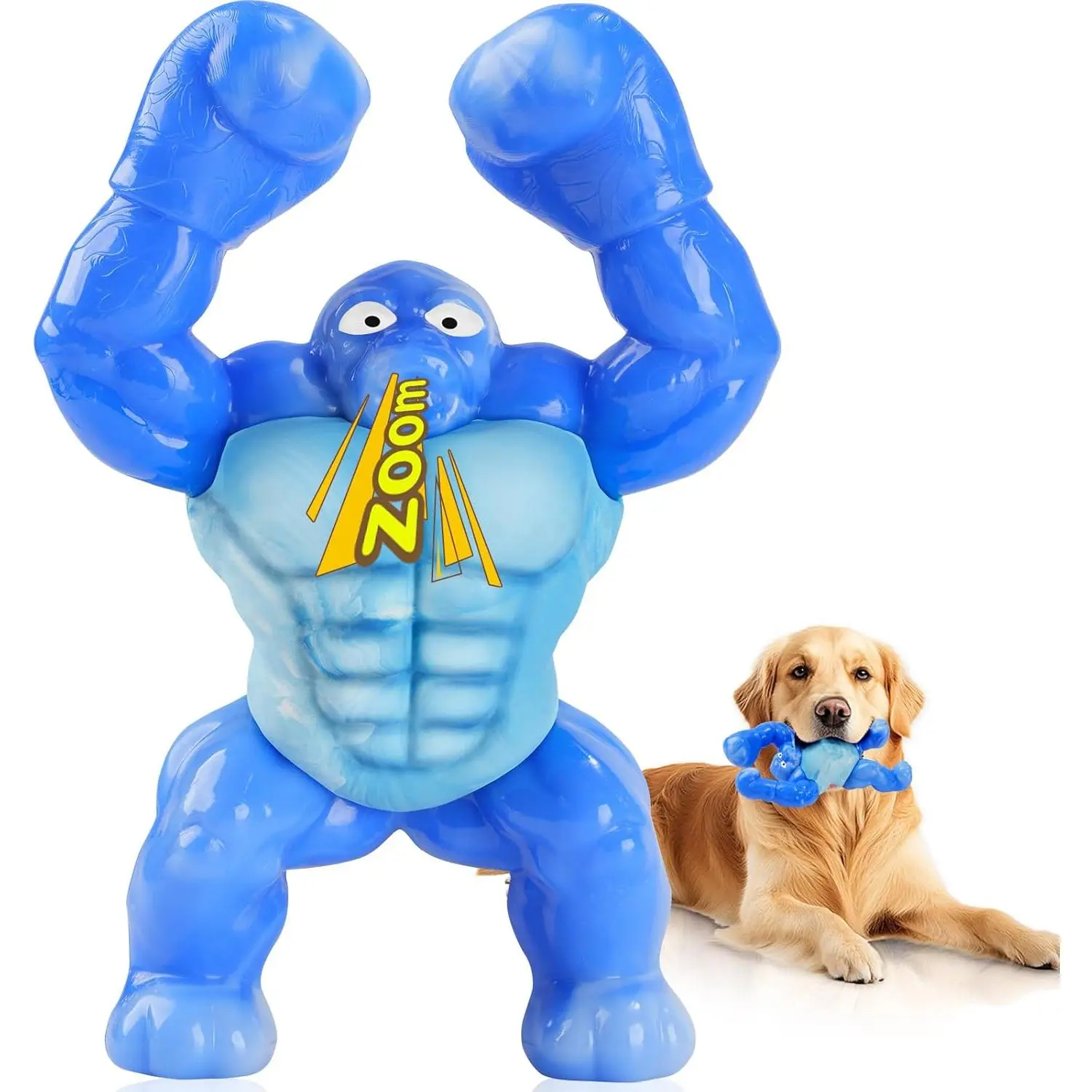 3 Pack  Toys for Aggressive Chewers Indestructible   for Large Dogs Tough  Toys to Keep Them Busy,  (-1)