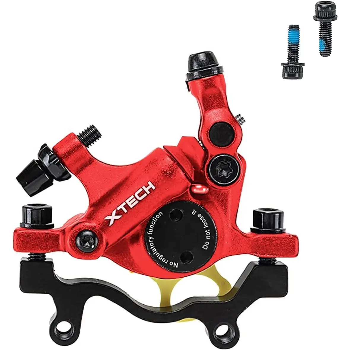 Zoom HB-100 Line Pulling 2- MTB Hydraulic Disc  Calipers |  Alloy   Calipers, IS/PM  Caliper Adapters, for Mountain , Ebike, Trail,