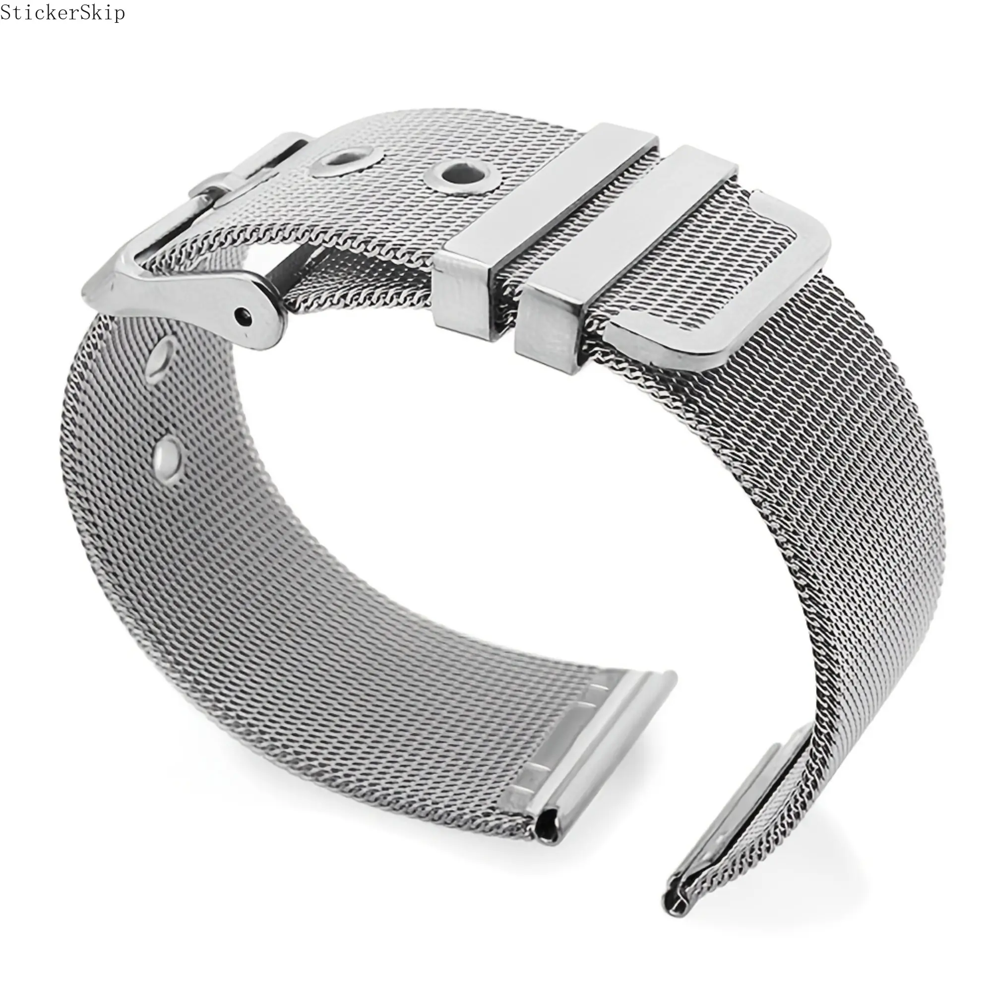 2026 Quick Release Milanese Metal Watch Band, Unisex Replacement Strap in 20mm & 22mm, Compatible with Samsung & Huawei Smartwatches, Sleek Metal Wristband for Business, Casual and All Occasion Outfits