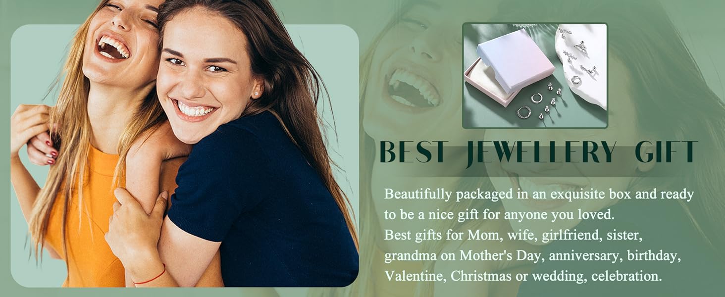 LOLIAS 12Pcs 16Gauge Cartilage Earrings for Women Flat Back-Hypoallergenic Surgical Stainless Steel Stud Hoop Cartilage Earring Set Daith Conch Tragus Helix Piercing Jewelry Single PC