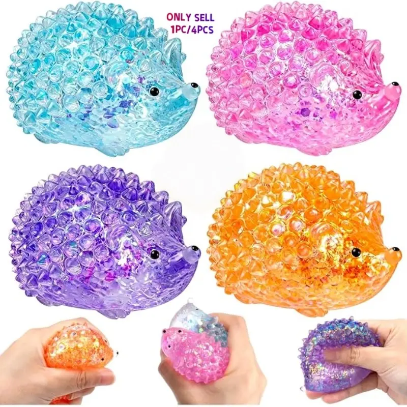 1/4 Pack Hedgehog Fidget Squeeze Toy, Colorful Sensory Stress Balls for Anxiety Relief, Bulk Squishy Balls for Kids & Adults, Cute Desktop Decor, Christmas Birthday Goodie Bag Fillers, Party Favors for Boys Girls#fidgettoy#squeezetoy#stressrelief#asmrtoy