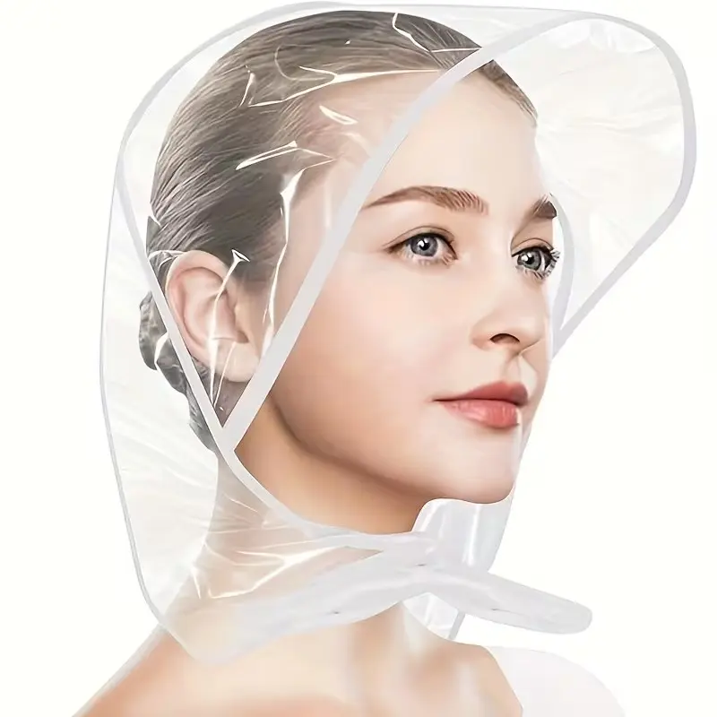 Portable Rain Hat, Waterproof Headwear for Men and Women, Transparent Weather-Resistant Cap, Easy-To-Carry Travel Accessory