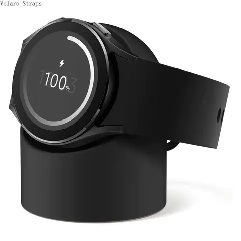 Samsung Galaxy Watch Charger, Glamorous Business Fashion Accessory for Women, Charging Dock for 6/5/Pro/Ultra, 1×Silicone Charging Dock Bracket, Compact Non-Slip Stand with Cable Management