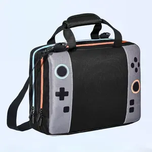 Switch 2 Travel Case, Console Accessory, Compatible with Switch 2, Switch 1 & OLED Consoles, Protective Bag Fits Pro Controller, Dock, Joy-Con Controllers, Charger, Cables & Accessories, with 14 Game Card Slots for Travel & Storage Organization