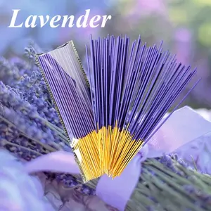 Incense Sticks - Natural Wood Incense with Elegant Purple & Golden coloring Decorative Decorative Incense, Handcrafted Incense