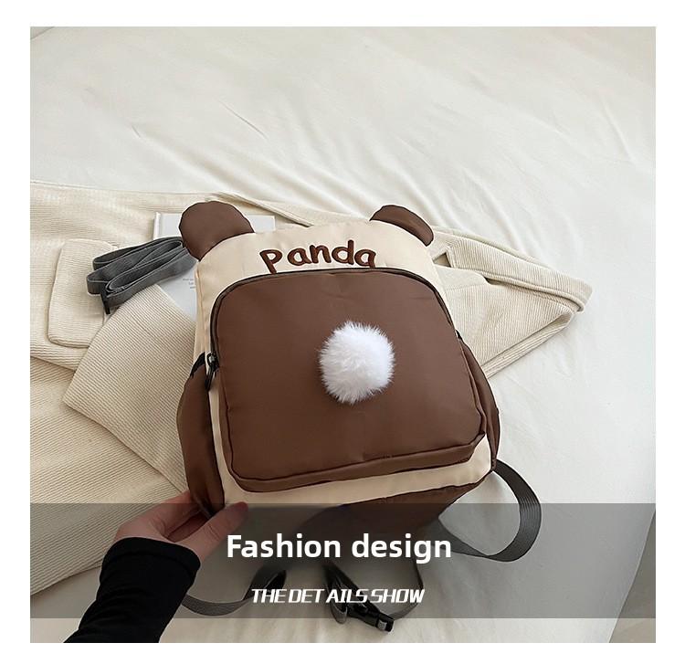 Kindergarten Color-Block Canvas Backpack 2026 Back-to-School Season Children's Fashion Backpack Baby Anti-Lost School Bag