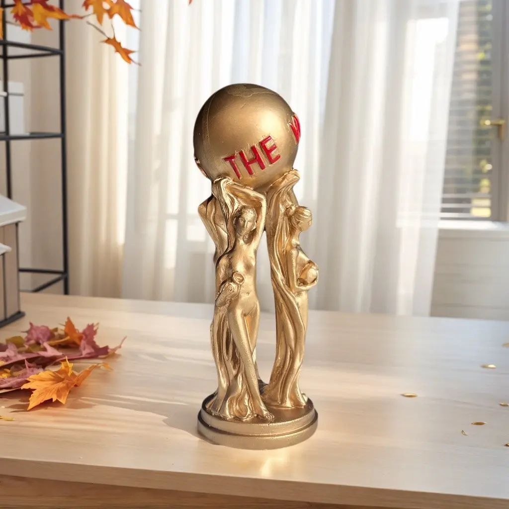 Elegant Resin Goddess Sculpture, Vintage European Style Home Decor Figurine, Office Desk Ornament, Perfect Gift for Art Lovers
