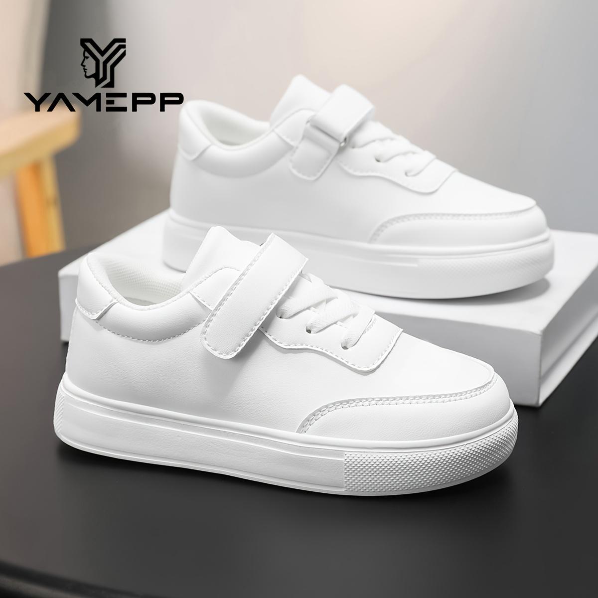 Kids' Comfortable Versatile Casual Shoes |   Soft Sole, Shock Absorption, Non-Running Shoes with Fastener, Suitable Boys and Girls, All-Season, Lightweight and Durable Walking Shoes, Skateboarding Shoes