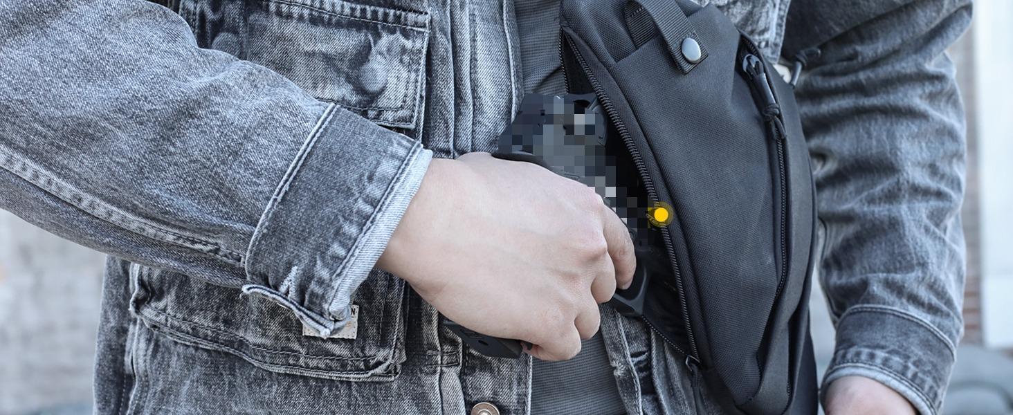 Tactical Crossbody Sling Bag,Concealed Carry Bag for Men Women,Anti Theft Crossbody Bags, CCW Bags EDC Carry Adjustable Strap Satchel Tactical Crossbody Sling Bag,Concealed Carry Bag for Men Women,Anti Theft Crossbody Bags, CCW Bags EDC Carry Adjustable Strap Satchel