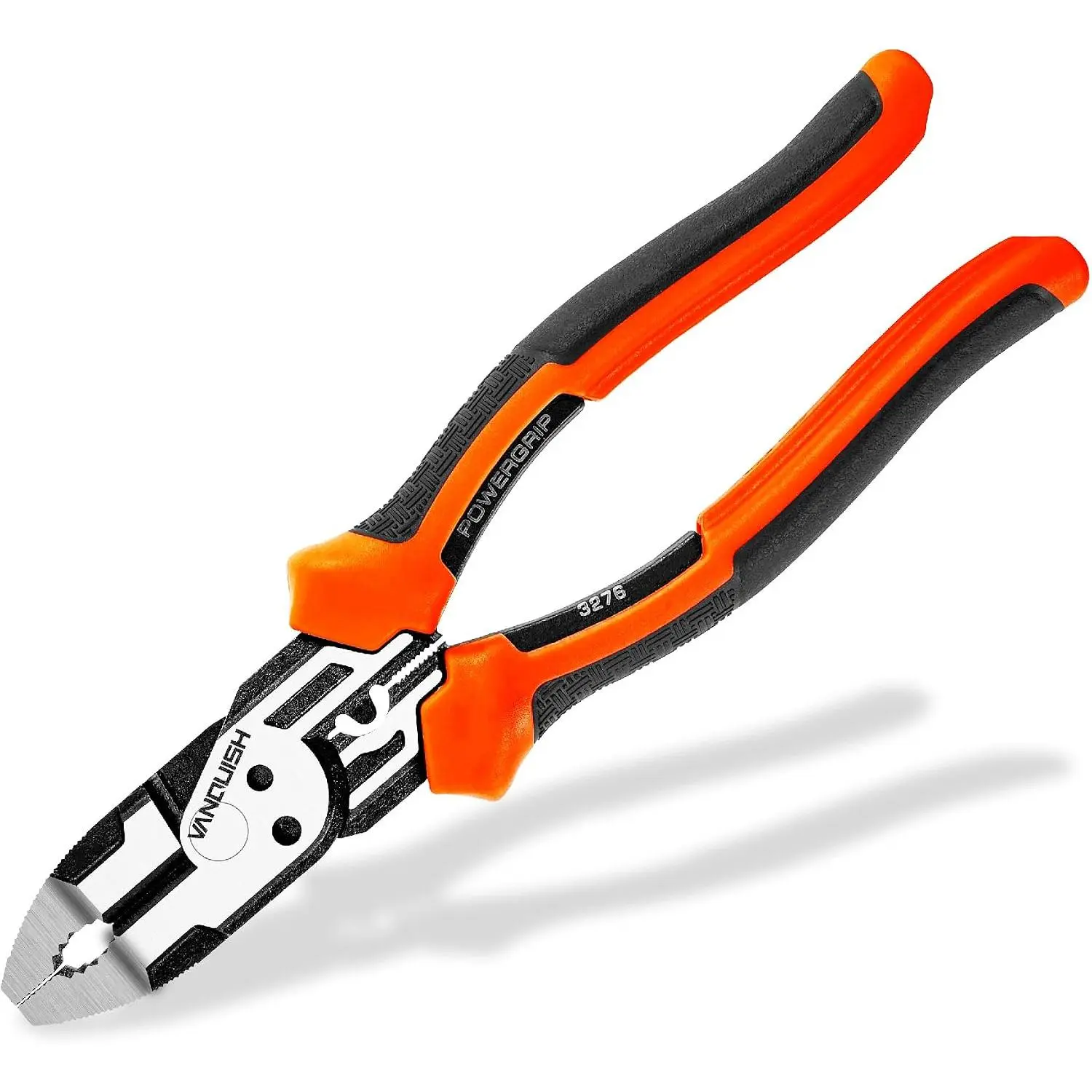 8.5'' Linesman Pliers, High Leverage for Ultra Labor-Saving | CR-V Steel Linesman Pliers with Wire ,  and Bolt , 30%  Force Saving, 3276