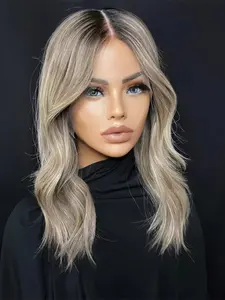 14 Inch Pre-Trimmed Baby Hair Wig, Glitter Big Curl Style, Daily Wear, 13x4 Front Lace, 150 Density Real Human Hair, Soft and Smooth