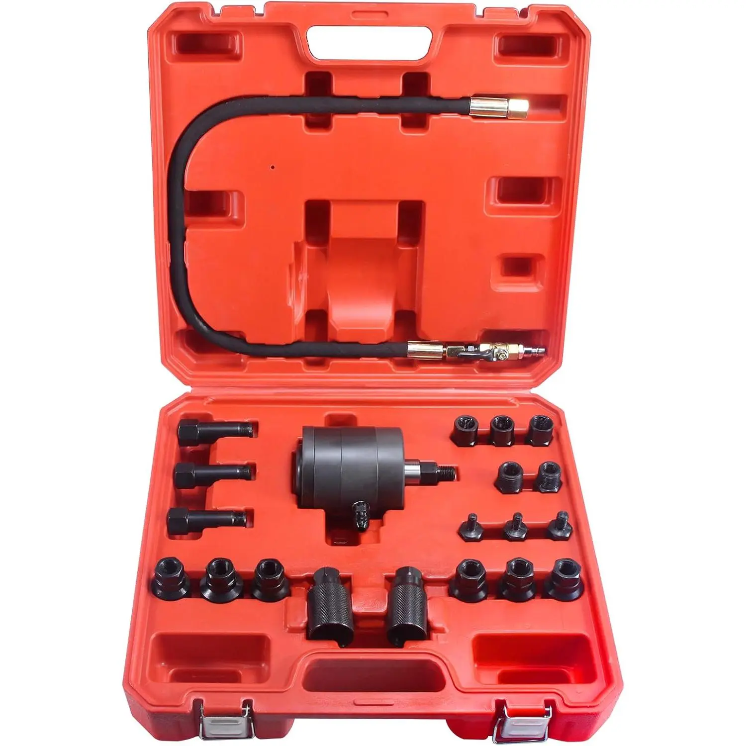 21pcs M2 Pneumatic Extractor-Puller Removal Tool Set, Upgrade Common Rail Injector Tools for Car Engine & Transmission Repair