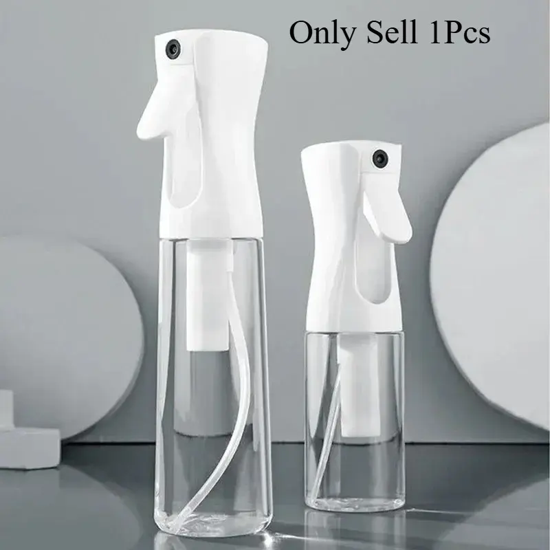 500/300/200ML Hair Spray Bottle, Refillable Continuous Mist Watering Can, Automatic Salon Barber Water Sprayer, Hair Tools, Clear Bottle