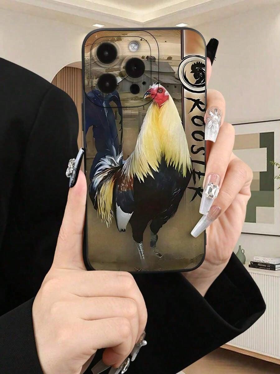 Rooster A Rooster Printed 2D Pattern Popular Creative High - End Beautiful ,Suitable For IPhone17/IPhone17 Air/IPhone17 Pro/IPhone17 Pro Max/16 Pro Max/15 Pro Max/14 Pro Max/13 Pro Max/12 Pro Max/11 Pro Max