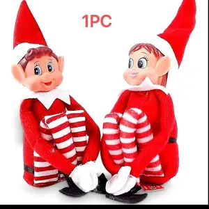 New Cross-Border Dolls, Christmas Elf Plush Toy, Novelty Christmas Ornament, Cute Santa Claus Figure, Perfect Gift for Kids, Festive Home Decoration