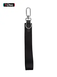 Wristlet Keychain, Solid Color Key Charm Chain Holder, Wrist Lanyard for Keys, Bag Accessories for Women & Men, Wristlet Strap Key