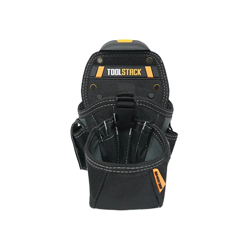 TOOLSTACK Electric Drill Pouch High Capacity Waterproof Drill Toolkit Multi Screwdriver & Spanner Tools Storage Work Waist Bag small