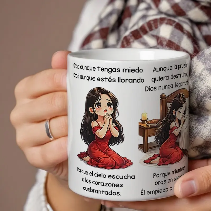 11oz Christian Mug | Coffee Cups | Sublimation Design | God Heals Wounds | Christian Motivational Mug
