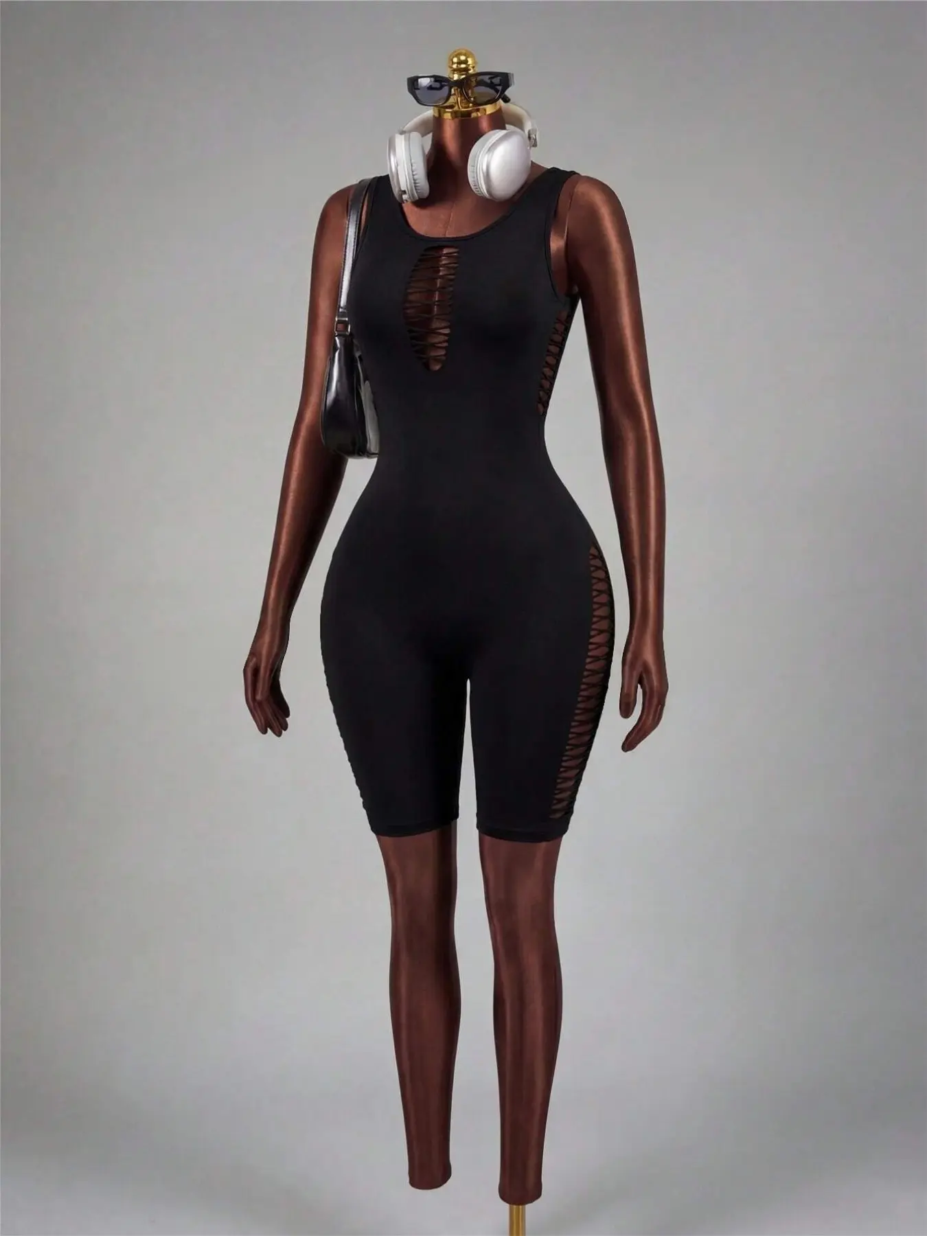 Women's Seamless Yoga Jumpsuit, High Elasticity Jumpsuit, High-Intensity Dance Workout Gear, Tight-Fit Athletic Apparel, Outdoor Fitness Clothing for All Seasons