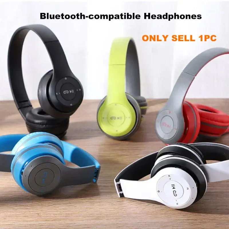 Multifunctional Over-Ear Bluetooth-compatible Audio Wireless Headphones, Active Noise Cancellation, High-Quality Wireless, Long Battery Life, Low Latency, Universal Use, Active Noise Cancelling Headphones