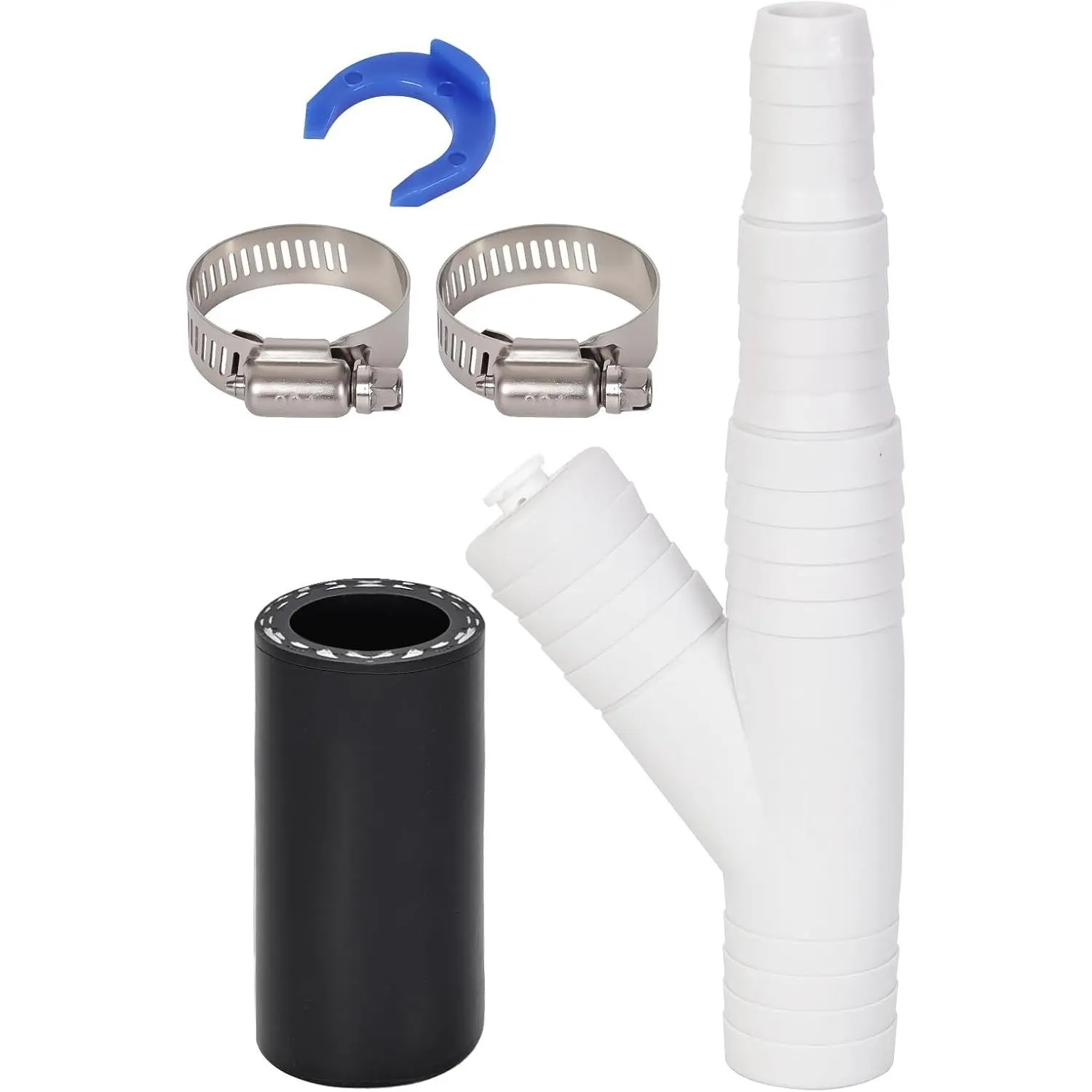 Dishwasher Drain Hose Adapter Kit Set - Quick Connect Kit, 1/4" to 7/8" Fitting, Heavy-Duty Drain Filter for Garbage Disposal, Compatible with RO WATER OEM ET116-001 D-25QC DLA-D