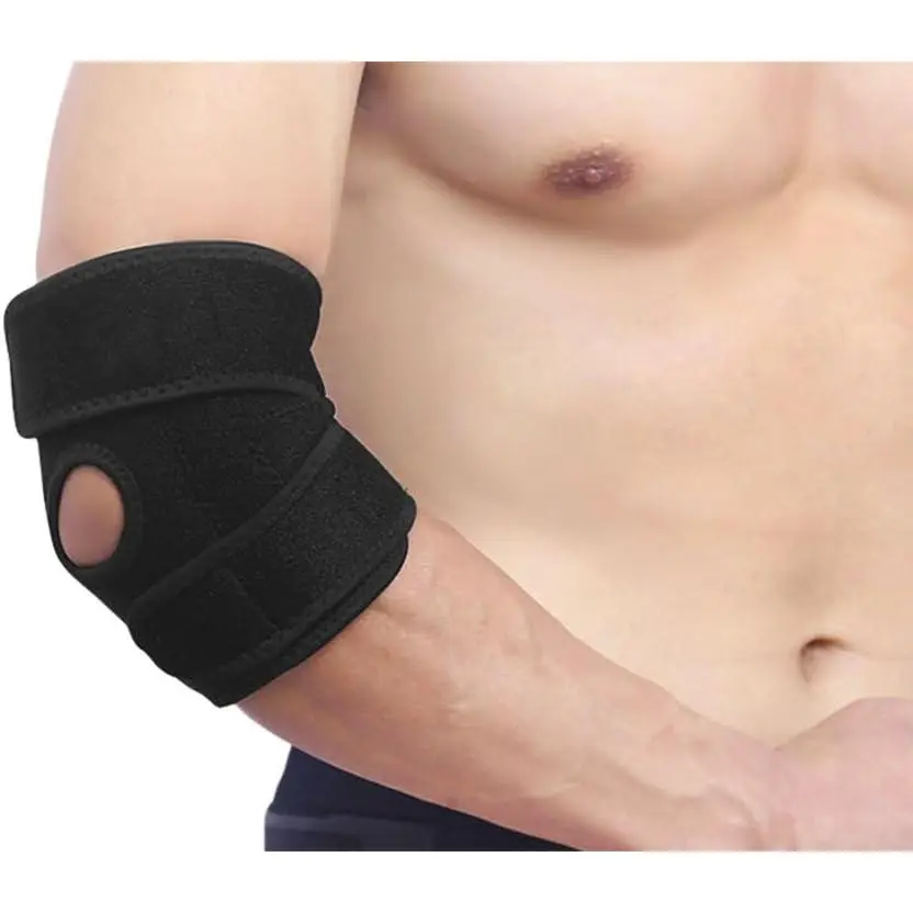 1 PC Adjustable Compression Recovery Elbow Brace Support Anti-Slip ness Sports Protection Gear Elbow Pad Guard  Sprain, Pain Relief, Tendonitis, Tennis&Golf Elbow Treatment