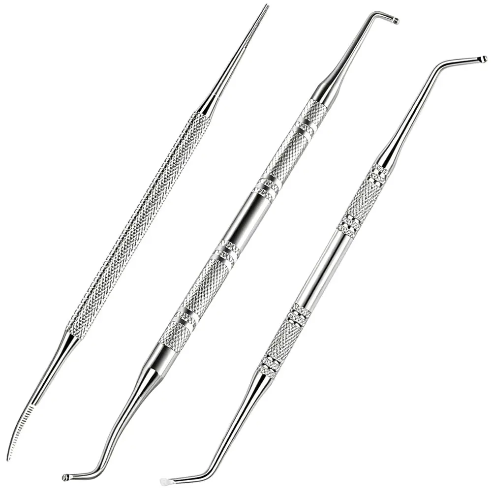 Pedicure Tools for Feet, Toenail File and Lifters, Ingrown Toenail Removal Kit Pain Relief (Silver)