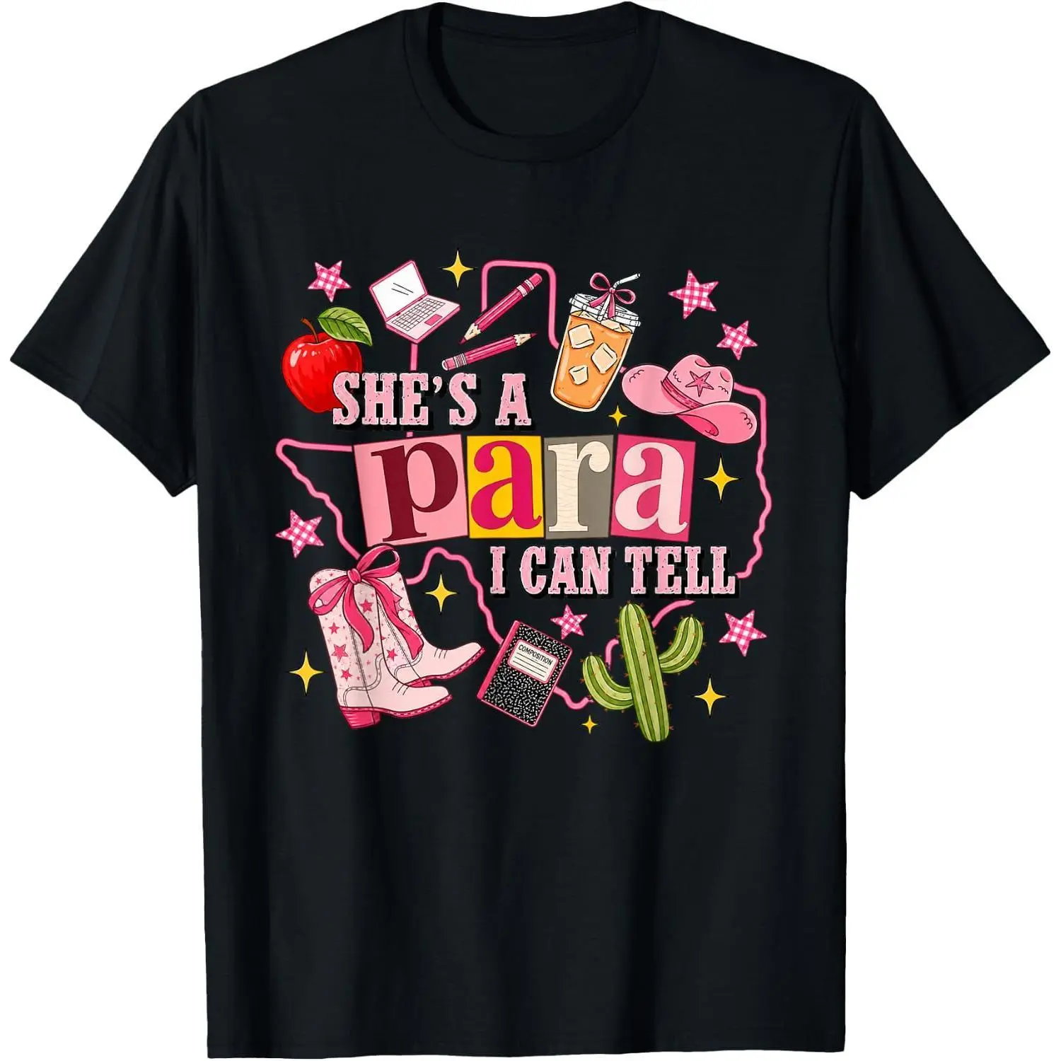 Shes A para I Can Tell Funny Paraprofessional Design T-Shirt