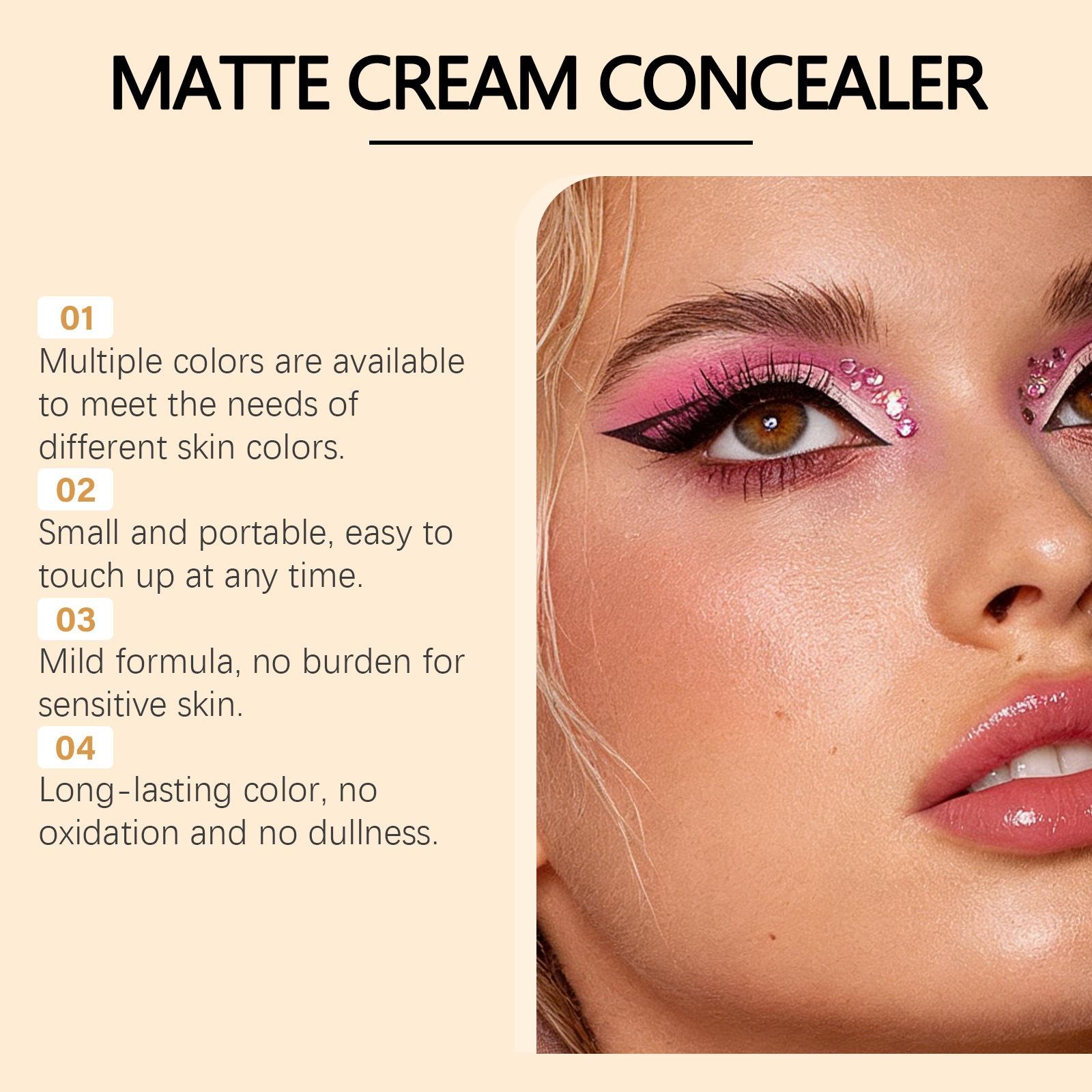 8-color soft matte gradient concealer palette is perfect for covering blemishes, acne scars, freckles, and tear troughs – one palette is all you need for concealing and contouring.