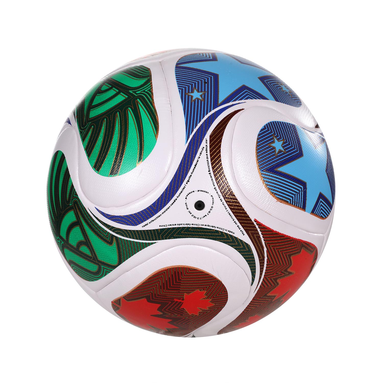 2026 Fifa World Cup Official Soccer Ball World Cup Ball Official Size 5 World Cup-Level Soccer Ball - Top-Tier PU Material, Seamless & Long-Lasting Wear Resistance, Designed For Professional Matches & Skill-Building Training (Football/Futbol/Voetbal/Bola)