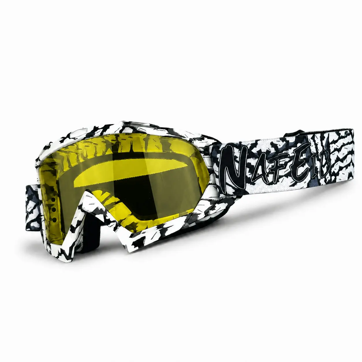 N black/yellow lenses