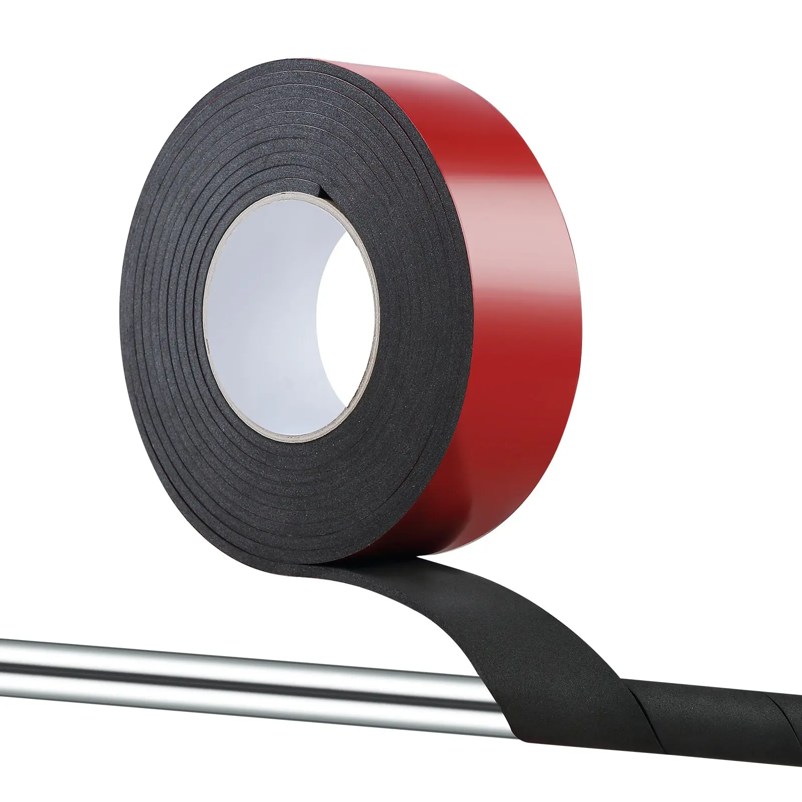 VEVOR Self-Adhesive Foam Insulation Tape, 14 ft x 2-inch Wrap for Pipes, Winter Freeze Protection, Heat & Cold Resistant, Pipe Fittings & Accessories for Indoor/Outdoor Use, Foam Insulation Pipes, Pipe Fittings & Accessories