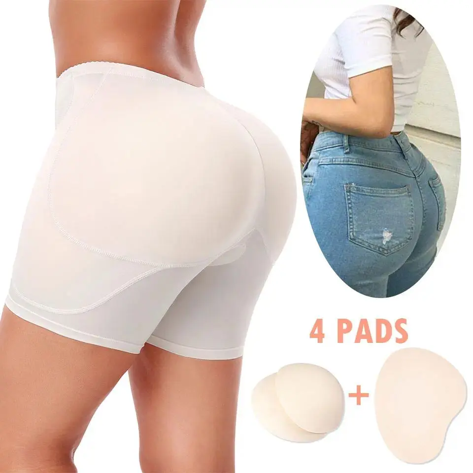 Premium Thicker Padded Shorts Women Hip Enhancer Panties Hourglass Body Shaping Underwear 4 Pads Booty Lifter Shapewear