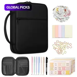 Bible Study Supplies Set, 1 Set Including Labels & Highlighter & Stickers & Pen Case, Journaling Kit, Bible Study Group Essentials Accessories Set, Stationery Set, School Supplies #GLOBAL PICKS