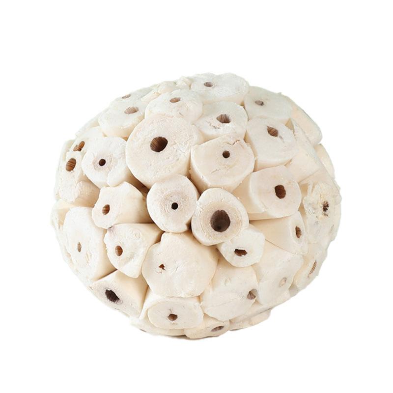 Destructive Parrot Chew Toy, Gnawing & Boredom Relief, Stress Reducing Fun Toy for Intelligence, Hanging Cage Ball for Budgie Cockatiel Lovebird Conure