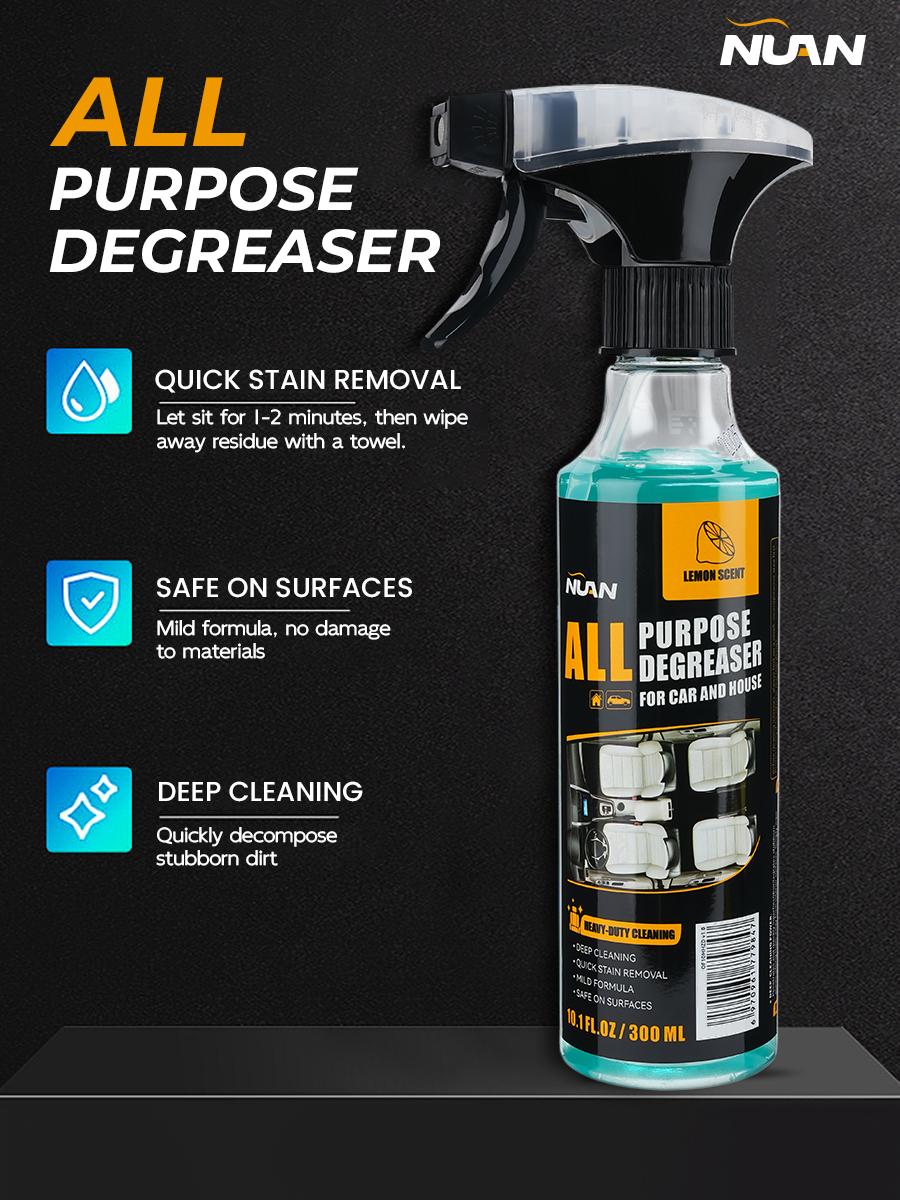 Nuan Heavy Duty Degreaser Upgraded Car Foam Cleaner, Easy to Use & Material-Protecting, 2-in-1 Cleaning & Maintenance! Nuan Heavy Duty Degreaser Upgraded Car Foam Cleaner, Easy to Use & Material-Protecting, 2-in-1 Cleaning & Maintenance!