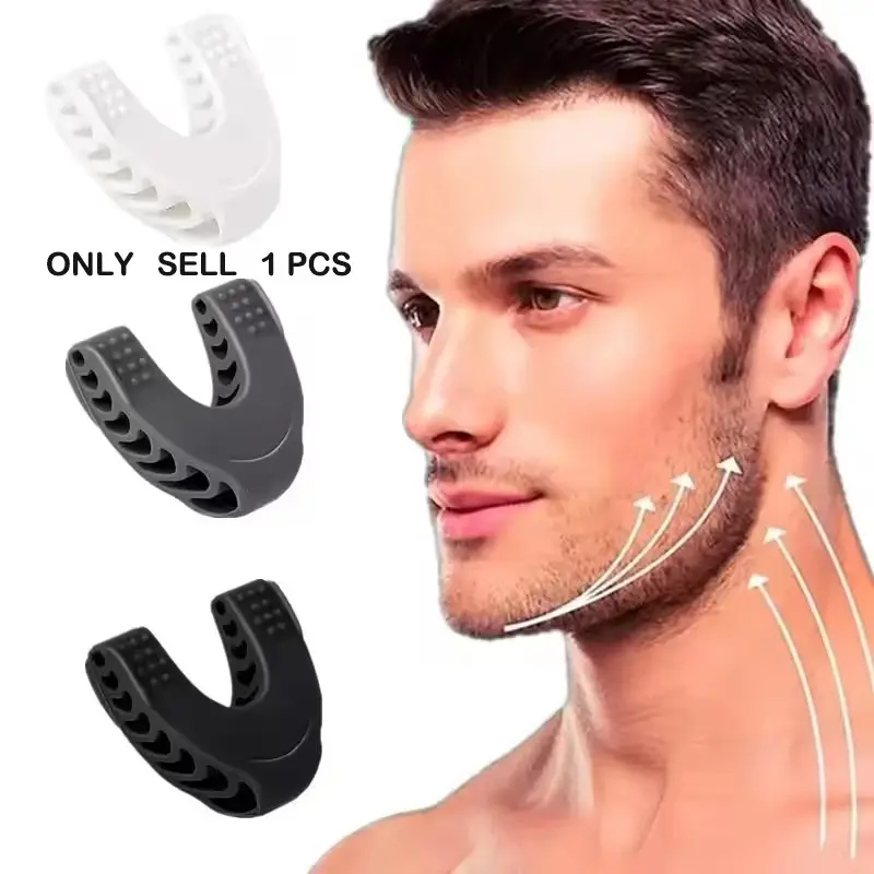 Unisex Jaw Exercise Device, 3 Resistance Levels, Size, Silicone Jaw Shaper, Suitable for Beginners, Intermediate, and Advanced Users