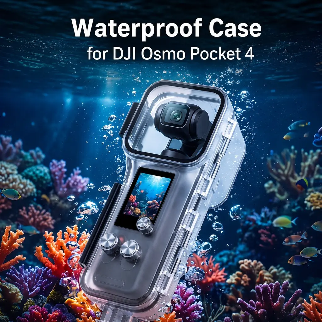 Dji Osmo Pocket 4 Waterproof Case, Transparent Sealed Anti-Drop Dive Shell, Protective Cover for Dji Osmo Pocket 4, Durable and Reliable